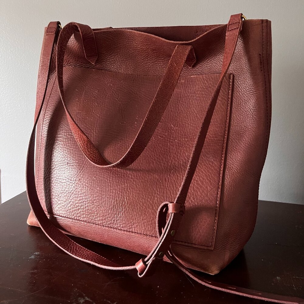 Madewell Medium Transport Tote in Burgundy